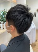 2ブロショート/アップバング/爽やか/かっこいい/ビジネスマン