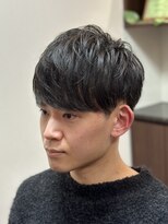 ケースタイル ヘアスタジオ 神保町店(K STYLE HAIR STUDIO)&nbsp;ツーブロックマッシュ/刈上げ/ニュアンスパーマ/アップバング◎