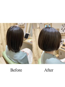 カミケンネクスト(kamiken.next) 大人かわいい小顔コンパクトボブ艶ショート【カミケンネクスト】