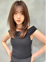 ロンド アンブル 四条烏丸(Lond ambre) レイヤーカットで叶える今っぽセミディーヘア