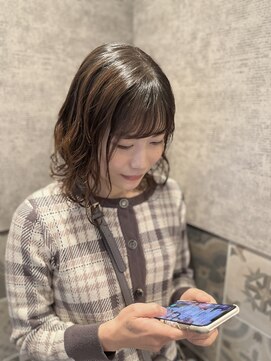 ブライミー(BLIMEY) 伸ばしてるボブデジタルパーマ