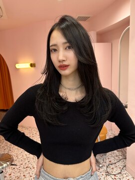 ボタン シブヤ(VOTAN SHIBUYA) 韓国ヘア/顔まわりカット/顔まわりレイヤー/レイヤーカット