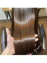 ブリング バイ スノードロップ 吉祥寺(BRING by Snowdrop)&nbsp;黒髪/グレーベージュ/レイヤーロング/前髪パーマ/吉祥寺