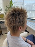 人気のスパイキーヘア