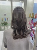 ワンカラーでできるグレージュカラー
