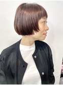 切りっぱなしボブミニボブパーマくびれボブ外ハネボブブリーチ
