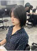 レイヤーボブ/顔周りカット/韓国【白井愛海】