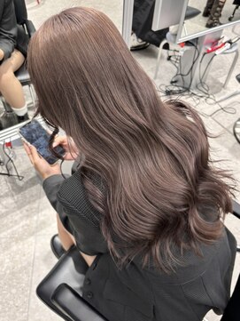 ペレ 梅田(PELE) 前髪/アンブレラカラー/こなれミディ/イメチェン/ウェーブパーマ