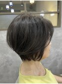 ★ショートボブ×ダークグレイ★