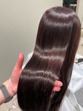 ロウ 札幌(ROW) 髪質改善トリートメント/黒髪/小顔/ワンレンボブルフ/ネビージュ