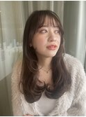 ローレイヤースタイル×ワンカール巻き