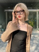 ユーフォリア 渋谷グランデ(Euphoria SHIBUYA GRANDE) 小顔/大人ボブ/ミルクティーベージュ/秋冬カラー