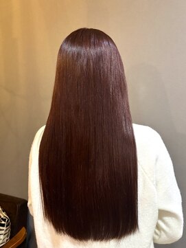 ココカラヘアー ニコ(cococara hair nico) 髪質改善/ストレート/トリートメント/ピンクブラウン/韓国風