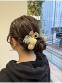 卒業式×シニヨンアレンジ【金山】