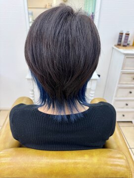 グラスペディア(graspedia) ネイビーブルー【広島ハイトーン】【広島インナーカラー】