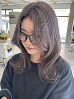コト 福井大和田店(coto) 福井　大和田　ラベンダーグレージュ　透明感　韓国ヘア　顔周り