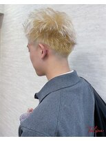 ネウィ 大分中央町店(newi)&nbsp;【ホワイトブロンド×スパイキーショート】TATSU