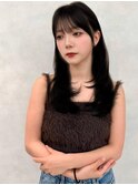 レイヤー/ネビージュ/韓国ヘア/イメチェン/縮毛矯正/中野/