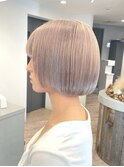 池袋ハイトーンボブタッセルボブ切りっぱなしボブ顔周りレイヤー