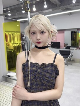 レイム(LAME) 落ちやすい黒から(beforeあり)ブロンドに。