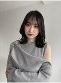 【新潟/駅前】ミディアムレイヤー くびれ巻き