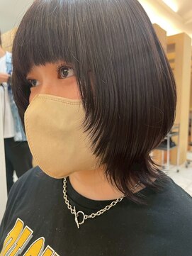 髪質改善/顔周りレイヤーカット/グレージュ[千葉/千葉駅]