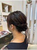 【yuina】結婚式お呼ばれシニョンアレンジ