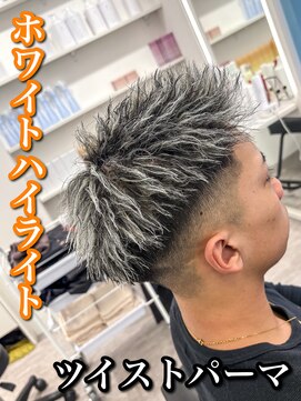 MEN’S HAIR/波巻ツイストスパイラル/フェザーパーマ/大阪