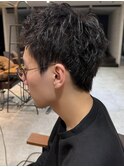 スパイキーショート　ピンパーマ　名古屋駅/メンズ