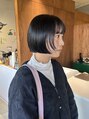 バーク(BUiK) 綺麗なラインのぷつっとしたボブにこだわってます。