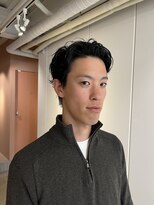 ニカ(NICA) 【NICA】メンズアップバング パーマ ◎上辻