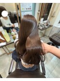 赤坂＊ブリーチなしショコラグレージュメテオカラー