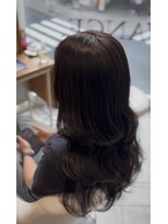 アヴァンス 広島本通店(AVANCE.) 着物ヘア/ダークアッシュ/ミディアムレイヤーカット/広島