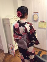 ブルーベリー(Blue Berry) 編み込みシンプルスタイル