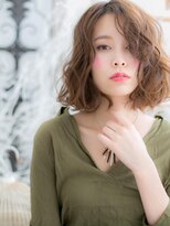 モッズヘア 上尾西口店(mod's hair)&nbsp;■mod's上尾12★■重軽☆ふわふわくせ毛風大人ボブ