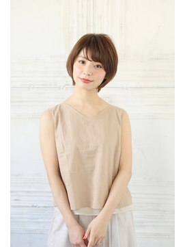 エフ ヘアーアンドリラクゼーション(F. hair & relaxation) 【F.】ナチュラルショートボブ
