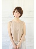 【F.】ナチュラルショートボブ