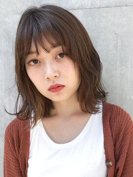 ミィ 表参道(mee.) 【mee.】 ふんわりミディ ブランジュ ダブルバング