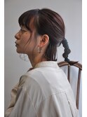 フィッシュボーン×紐アレンジ
