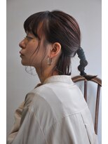 ヘアーサロン サボイア(HAIR SALON SAVOIA) フィッシュボーン×紐アレンジ