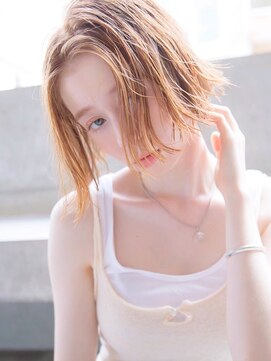 ロジッタ(ROJITHA) 【ROJITHA】外国人風切りっぱなしボブ × アッシュベージュ