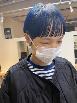 ソイ 下北沢(soi) ディープブルー　ベリーショート