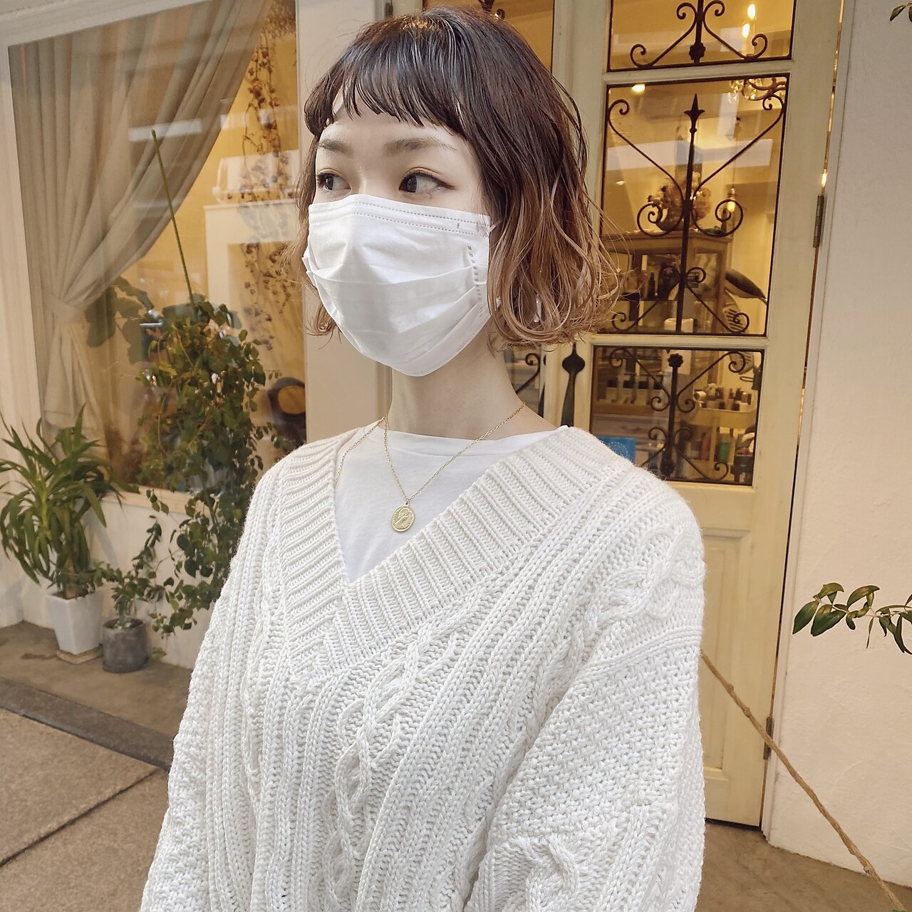 チョイソhair…オレンジツートーンカラー