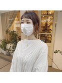 "チョイソhair…オレンジツートーンカラー"  ayumi