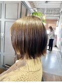 切りっぱなしボブ