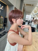 ロンド パルティール 大宮(Lond partir)&nbsp;外ハネボブセクションカラーグラデーションカラーペールベージュ