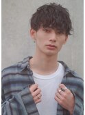 無造作　波巻　ニュアンスマッシュ　サイドパート　ツイスパ