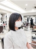 【池袋/福田】20代30代人気ボブスタイル☆アッシュブラック