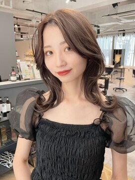 ジアン バイ ミルボン NU茶屋町+(GIEN by milbon) 美人/レイヤー/韓国風/顔まわり/ロング/20代30代40代50代