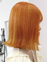 ウィコ 新宿(WICO)&nbsp;オレンジカラー[新宿駅/斜めバング/グレージュカラー]